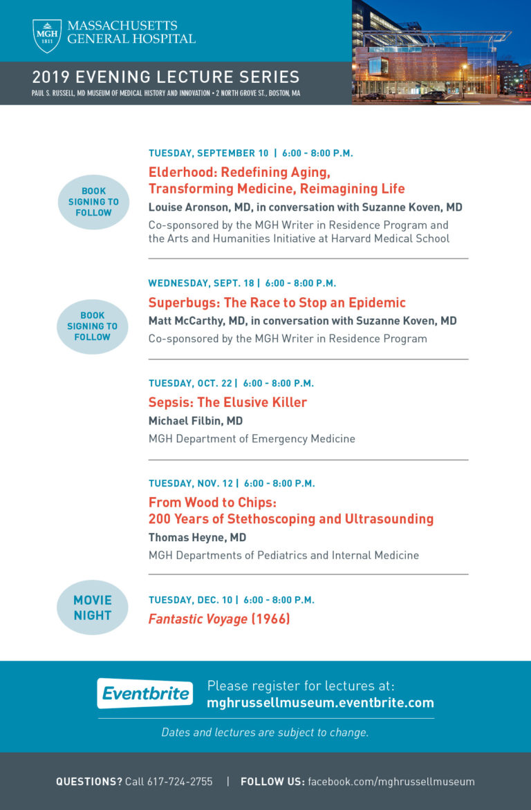 Poster with lecture schedule