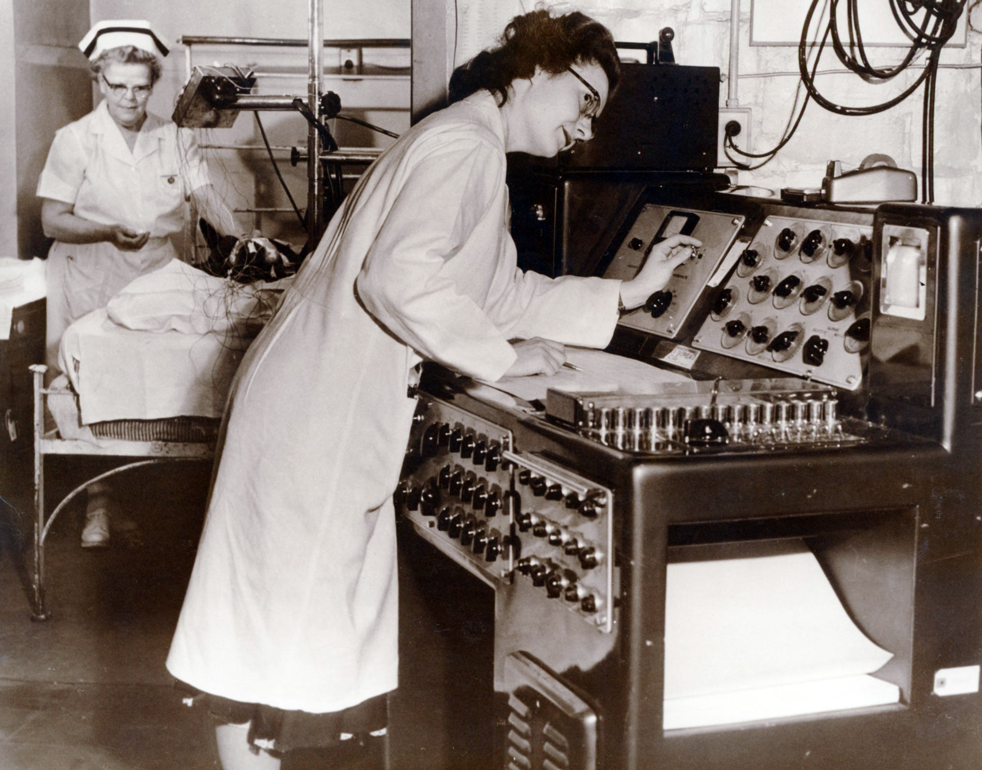 Early location of EEG laboratory Russell Museum