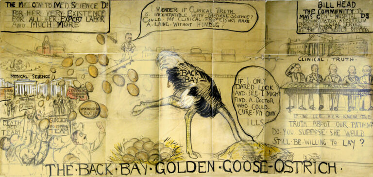 “The Back Bay Golden Goose” Cartoon
